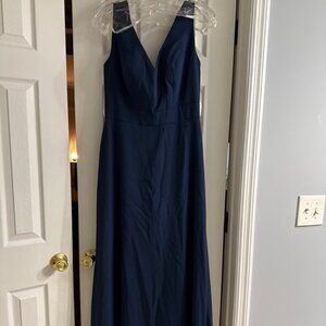 Navy blue formal dress